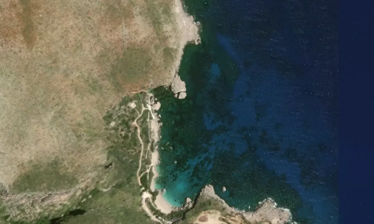 Satelite image of Cala Grottazza