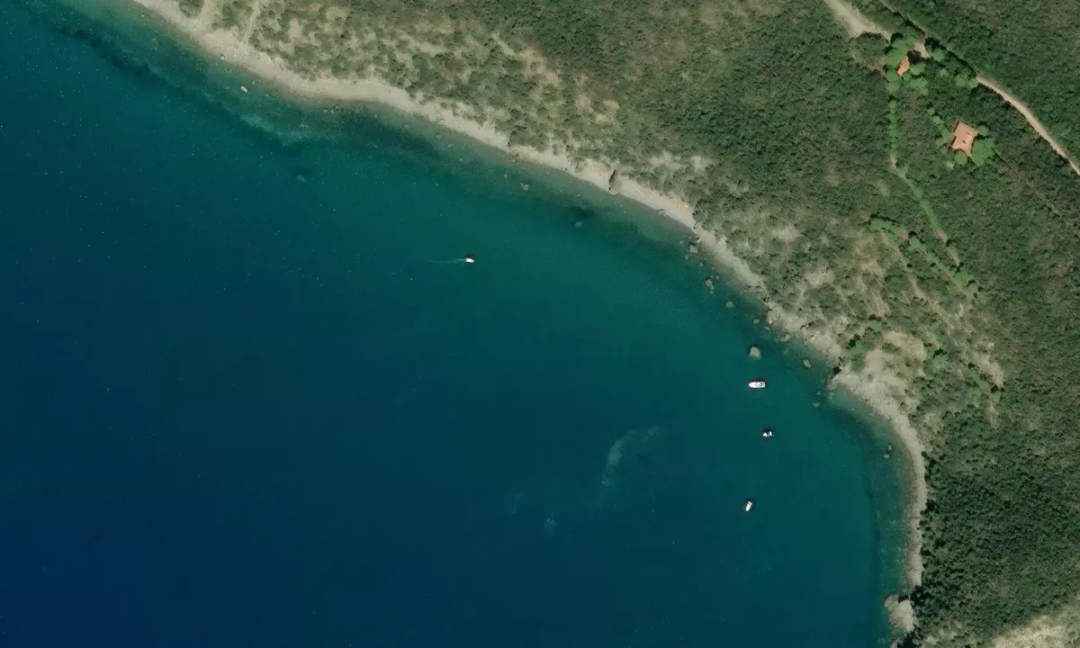 Satelite image of Cala Le Rocchette