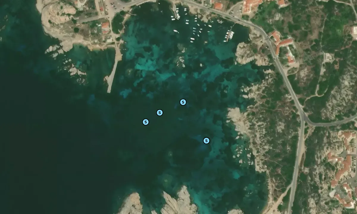 Satelite image of Cala Nido D'Aquila