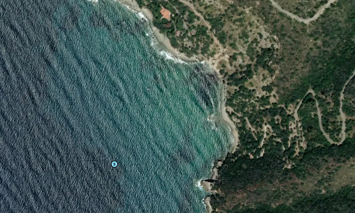 Satelite image of Cala Purgatorio