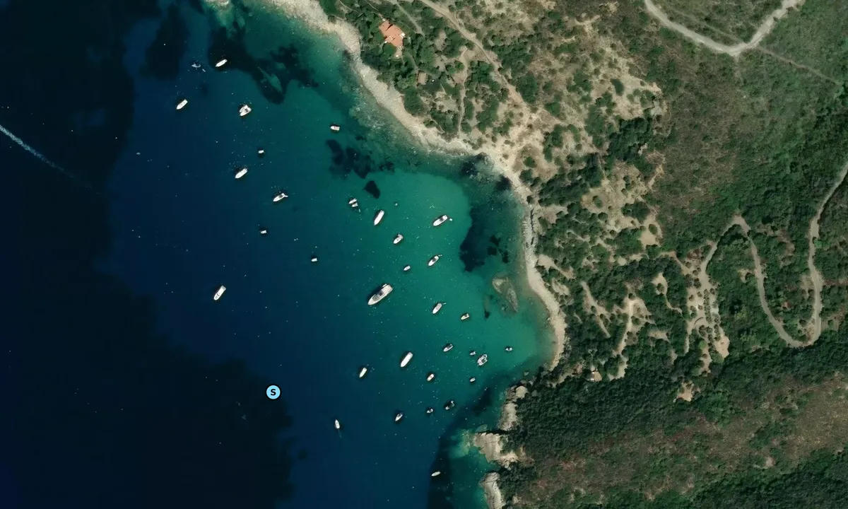 Satelite image of Cala Purgatorio