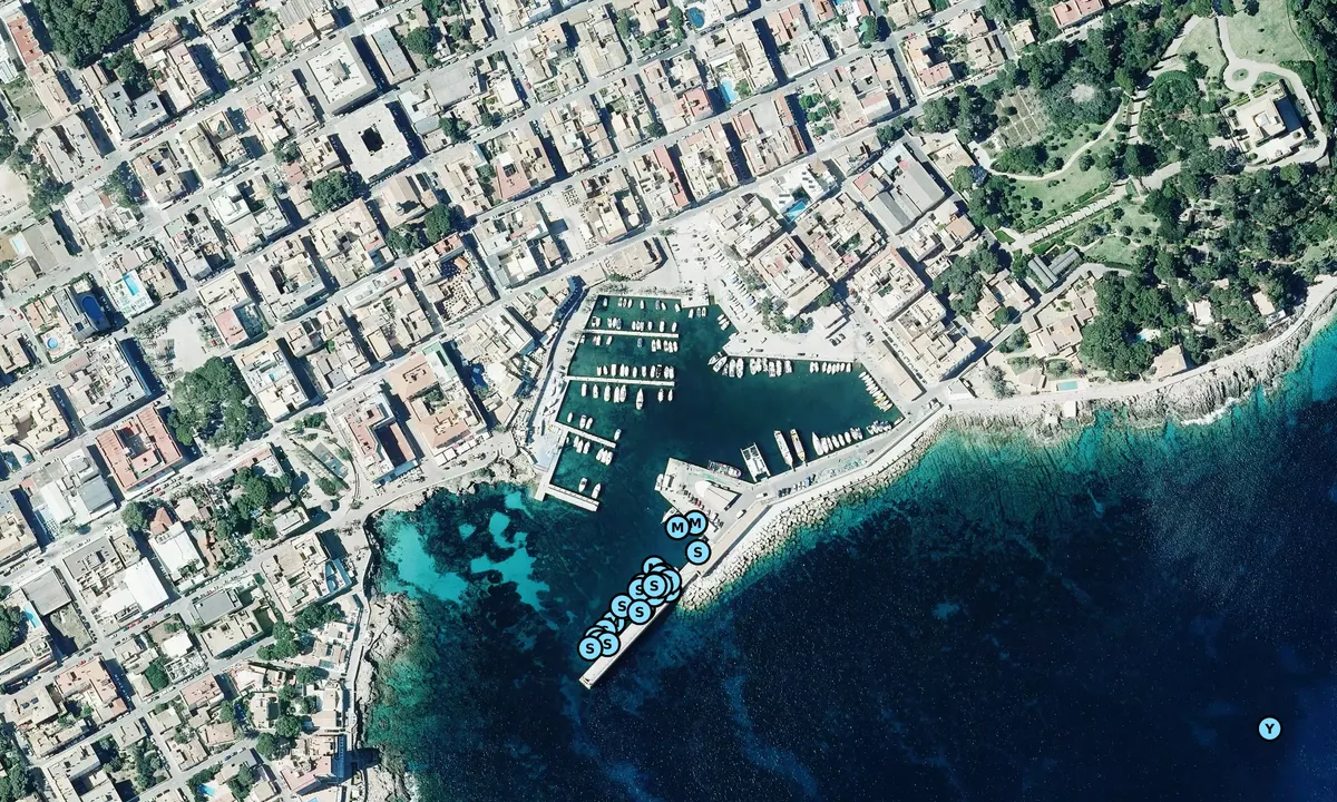 Satelite image of Cala Ratjada - Es Pelats