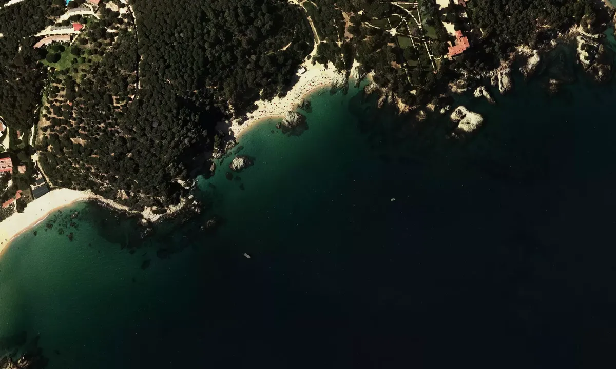 Flyfoto av Cala Sa Boadella