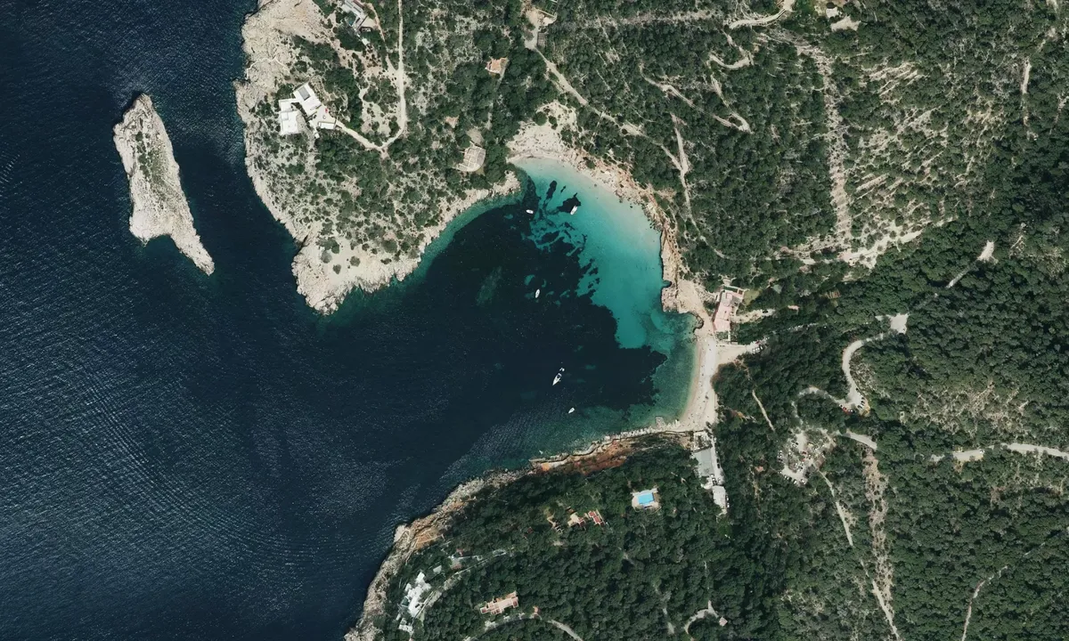 Flyfoto av Cala Salada