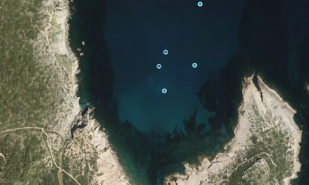 Satelite image of Cala S'Escala