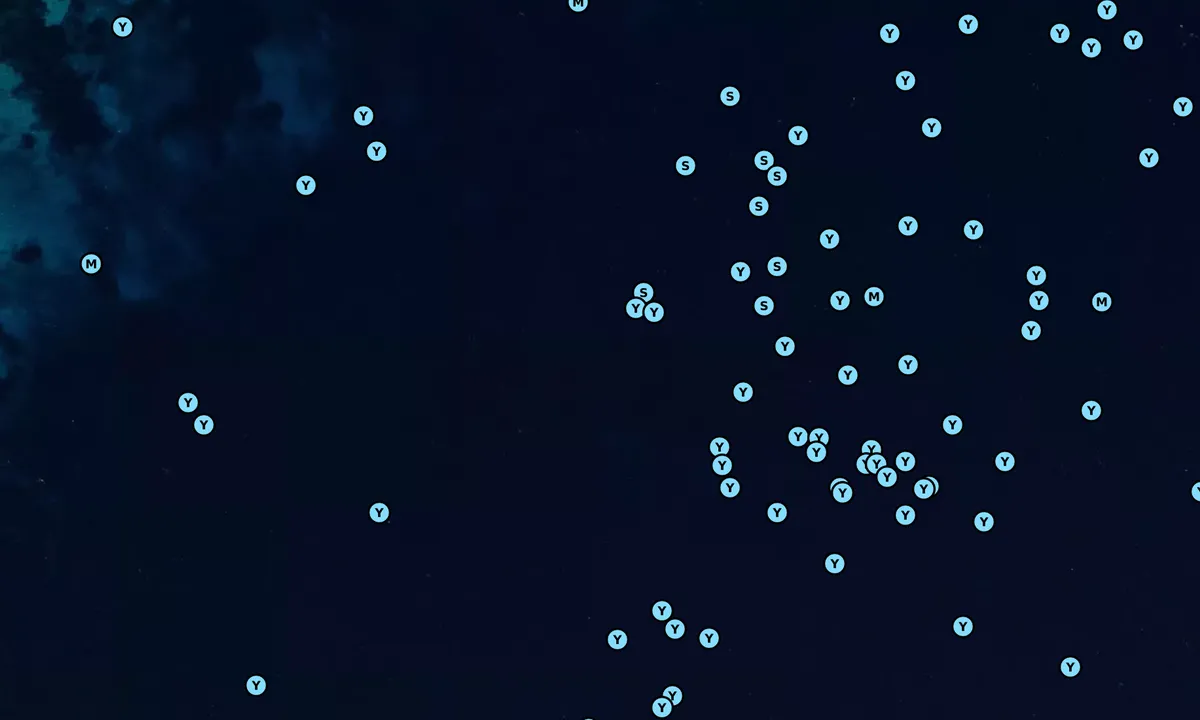 Satelite image of Cala Spanu