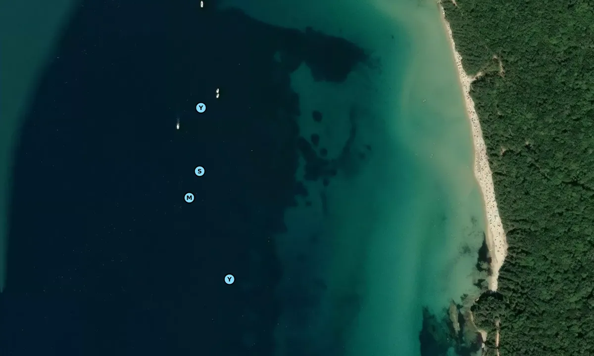 Satelite image of Cala Violina