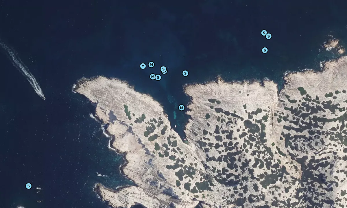 Satelite image of Calanque de Fontagne