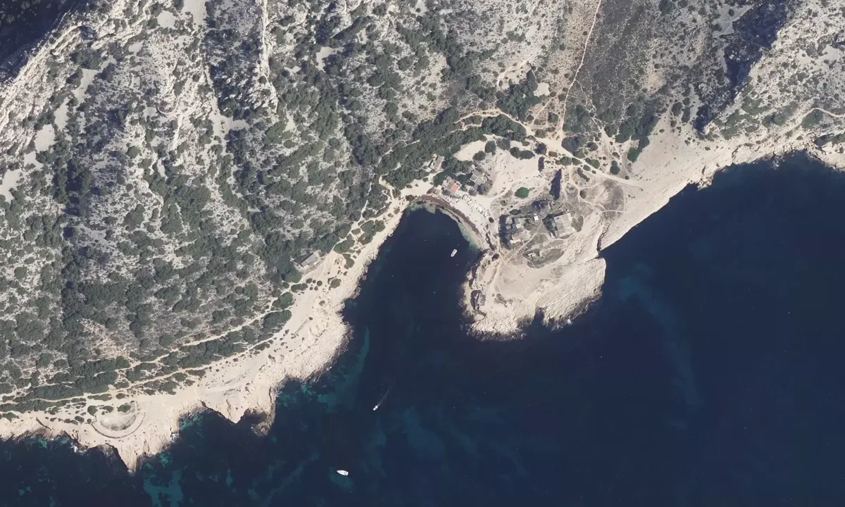 Satelite image of Calanque de Marseilleveyre