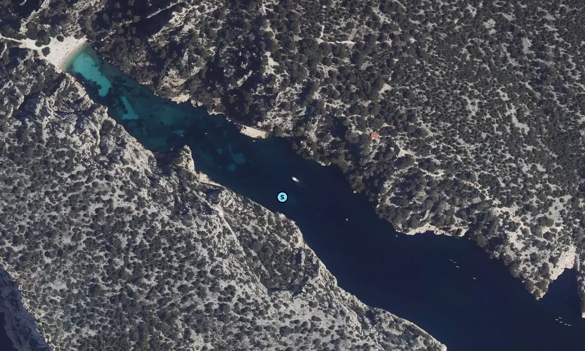 Satelite image of Calanque d'en Vau