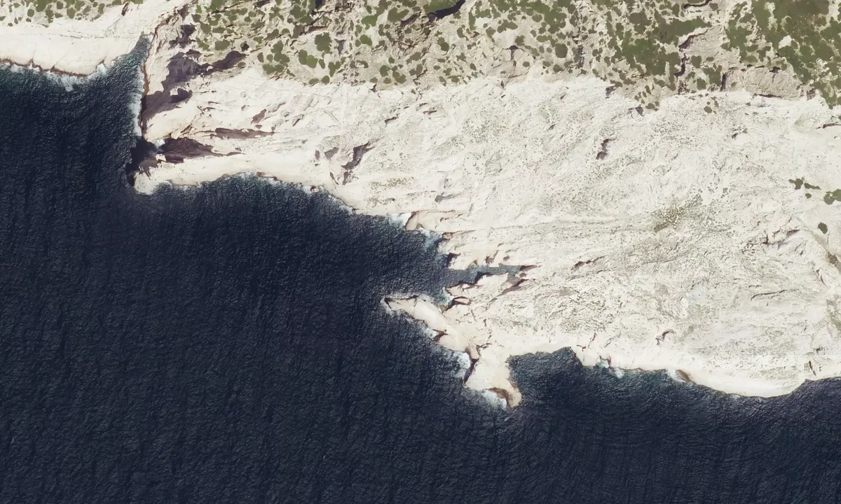Flyfoto av Calanque des Contrebandiers