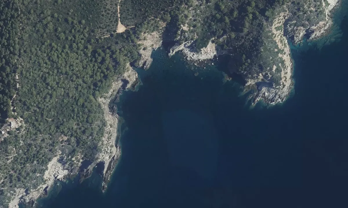 Satelite image of Calanque des Salins