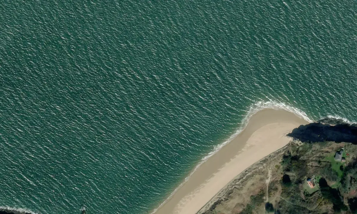 Flyfoto av Caldey Island (N)