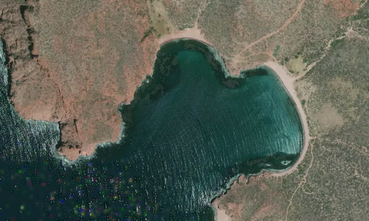 Satelite image of Caleta Carrizal