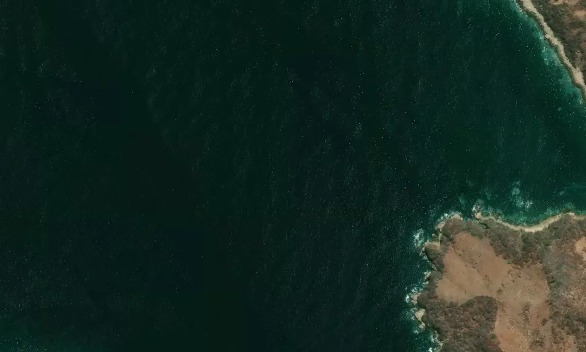 Satelite image of Caleta Corrales