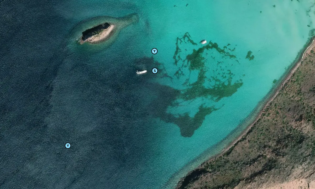 Satelite image of Caleta el Candelero
