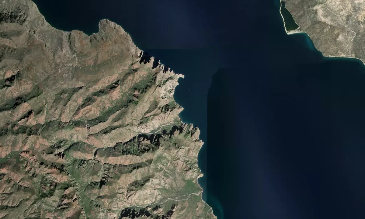 Flyfoto av Caleta Nopolo