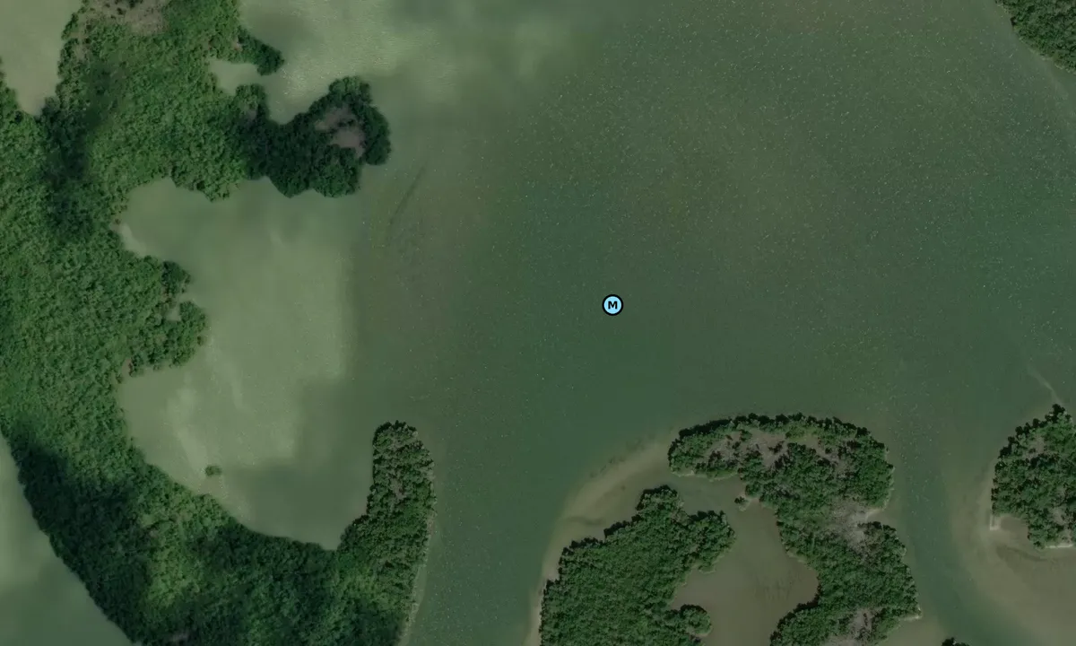 Satelite image of Camp LuLu Key North