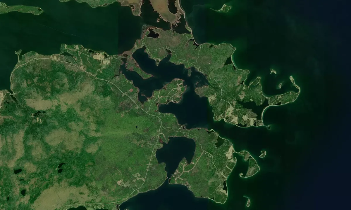 Flyfoto av Campbell Point (East)