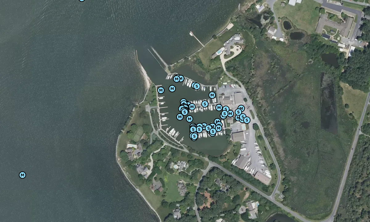 Satelite image of Campbell's Bachelor Pt. Yacht Co.