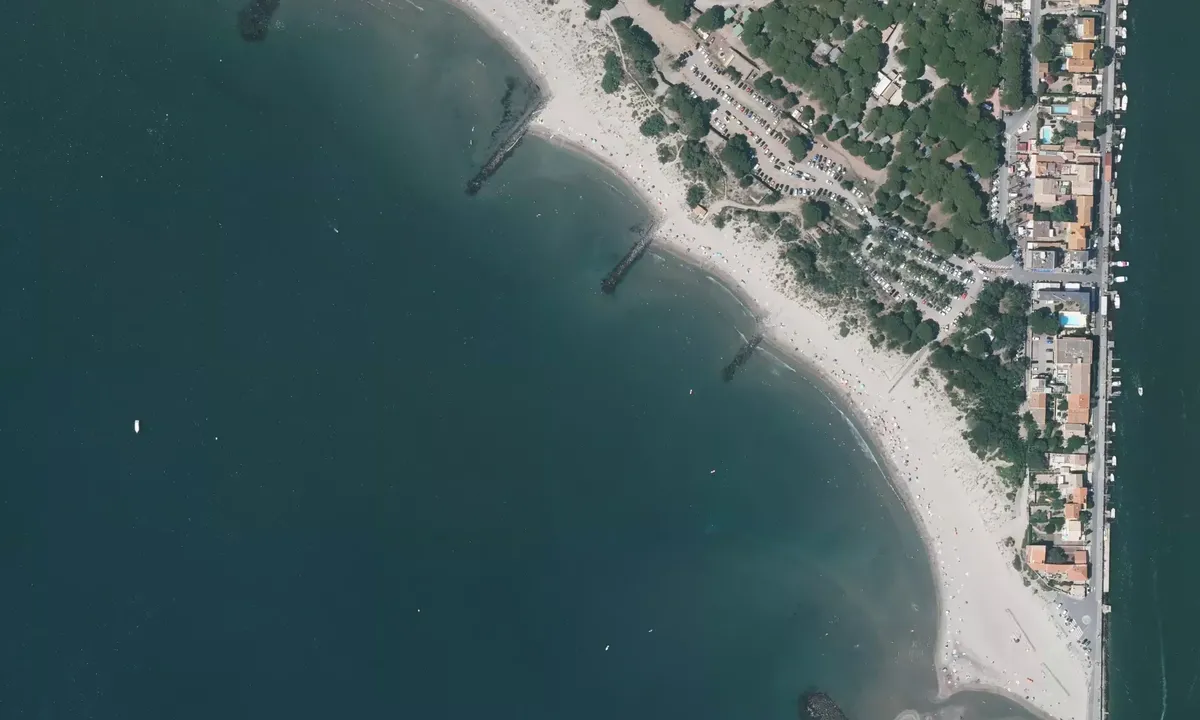Satelite image of Camping De La Tamarissière