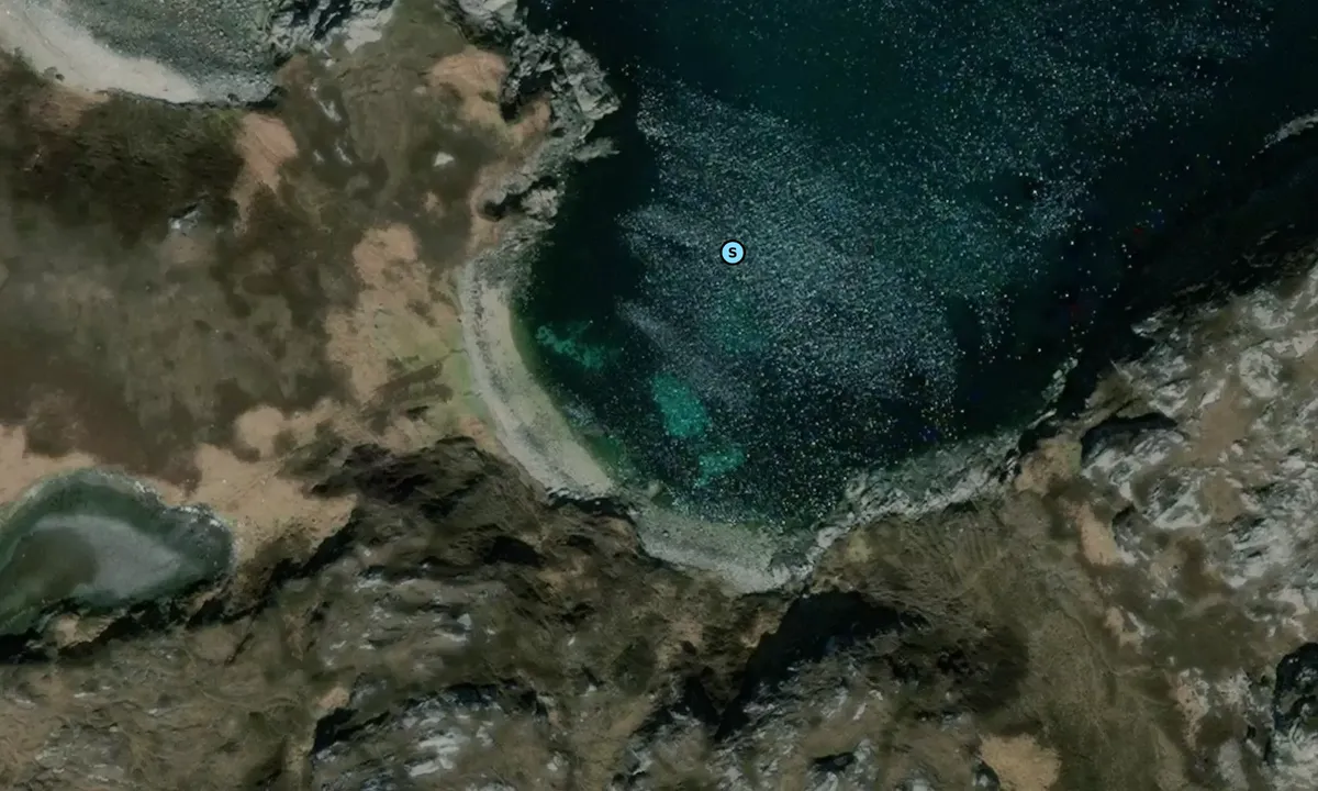 Satelite image of Camus Blair anchorage