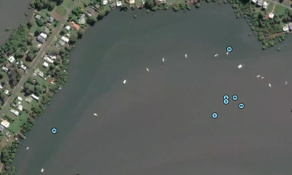 Satelite image of Canaipa Point (bay)
