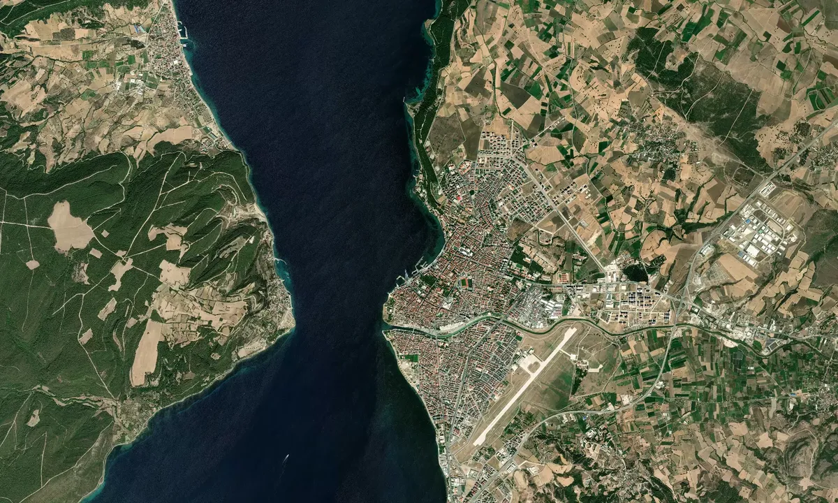 Flyfoto av Canakkale Marina