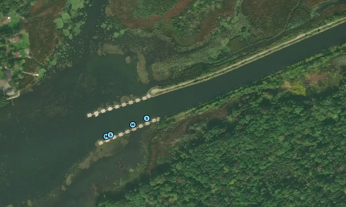 Satelite image of Canal Wall