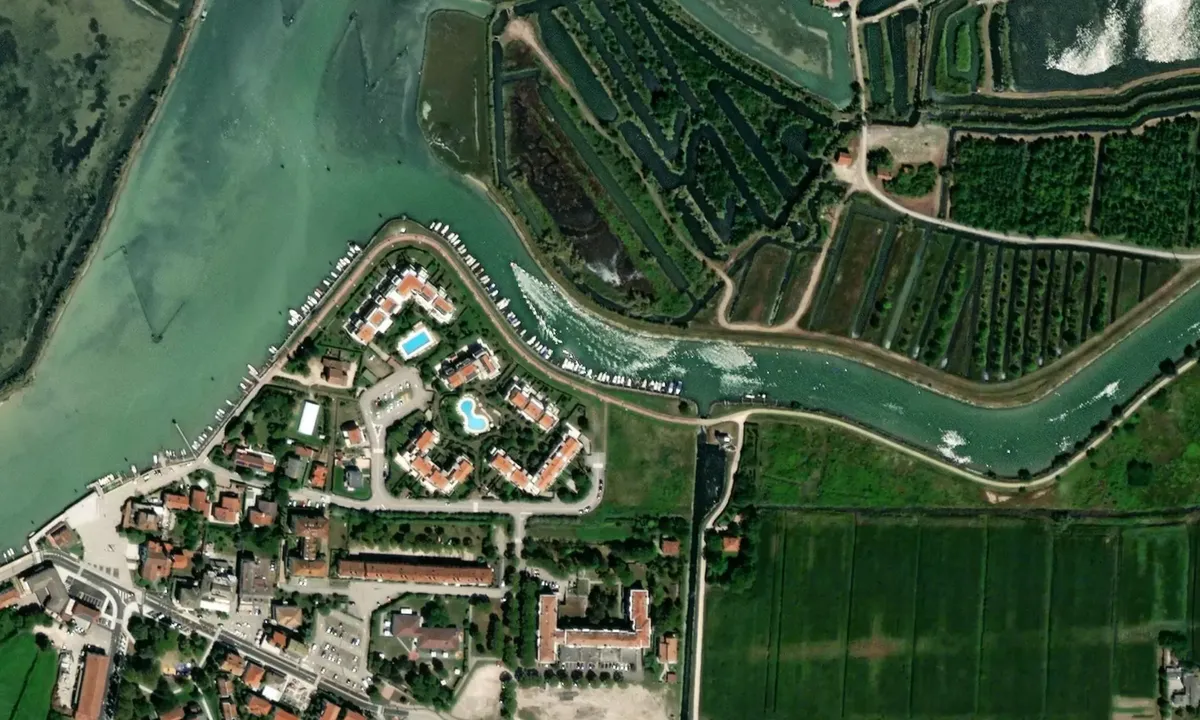 Flyfoto av Canale Casson