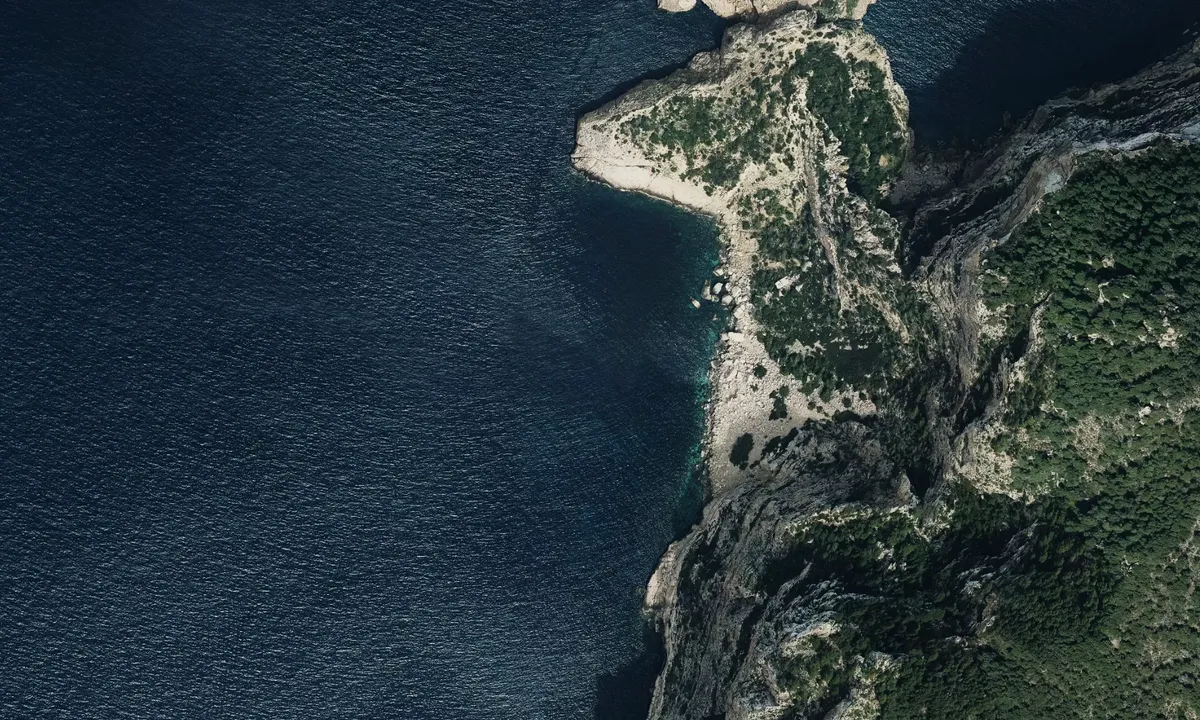 Flyfoto av Cap d'en Mosson