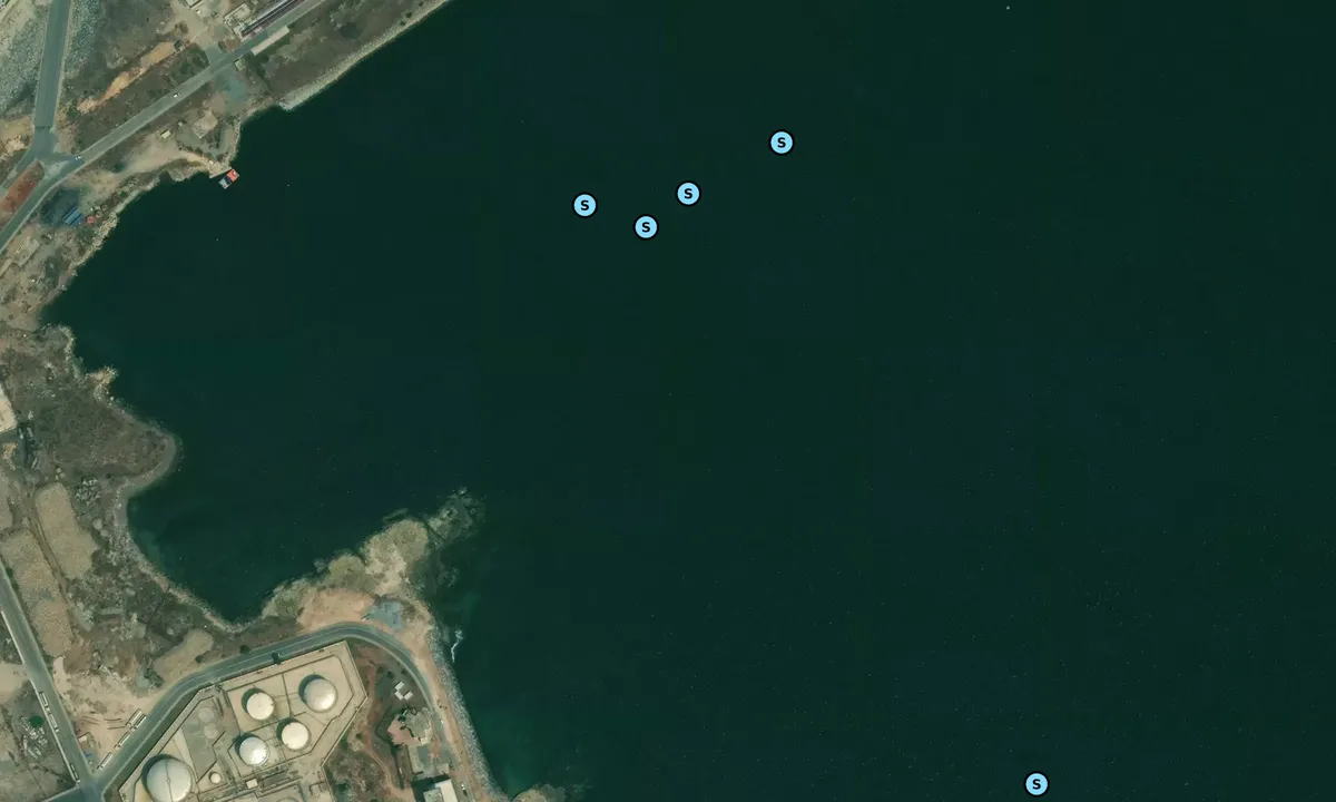 Satelite image of Cap Mohammedia