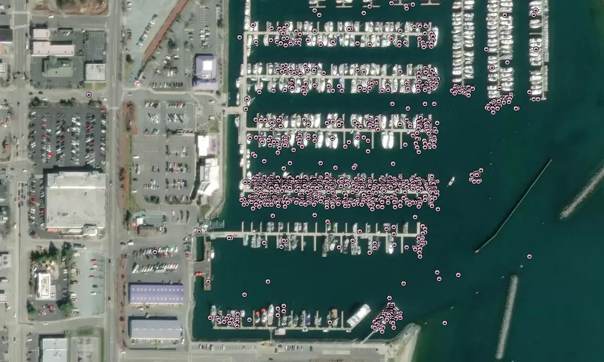 Flyfoto av Cap Sante Marina - Anacortes