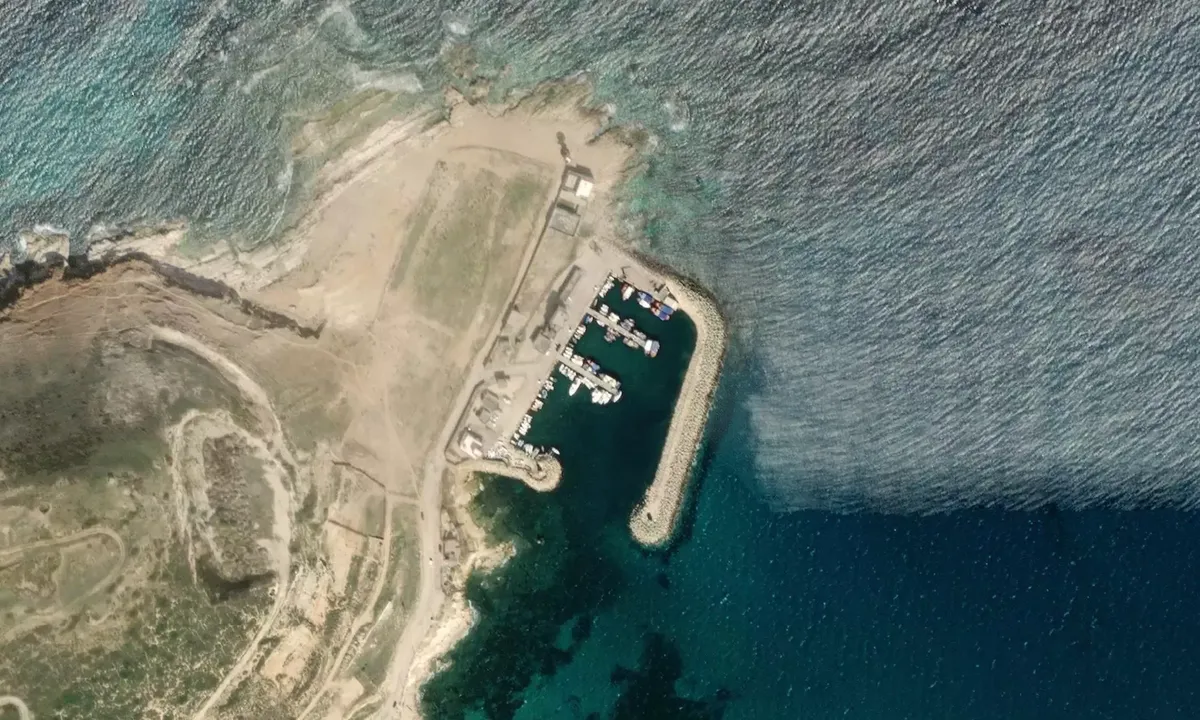 Satelite image of Cap Zbib