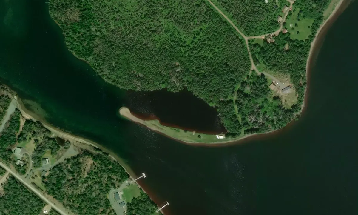 Satelite image of Cape George Harbour - 1