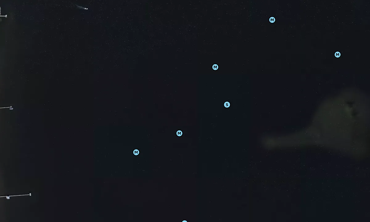 Satelite image of Cape Malabar