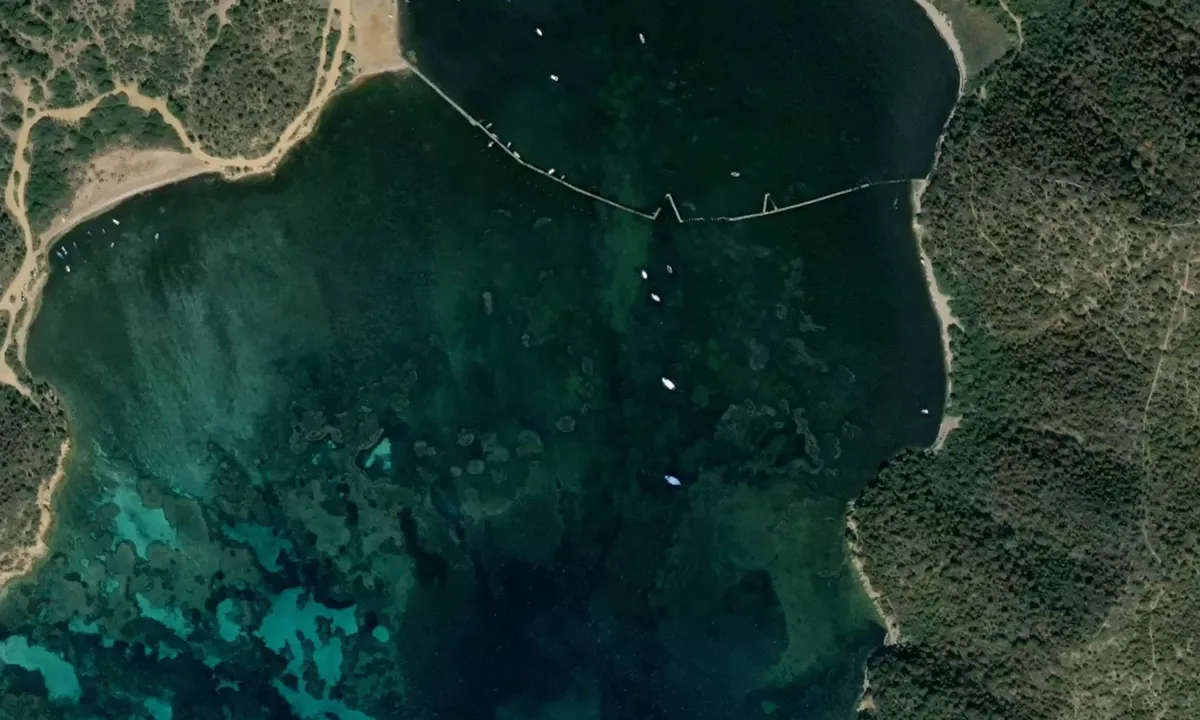 Satelite image of Cape Malfatano
