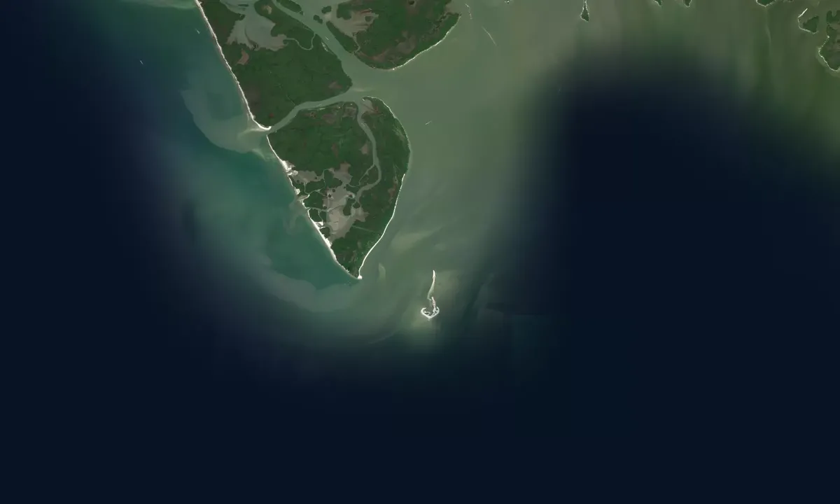 Flyfoto av Cape Romano