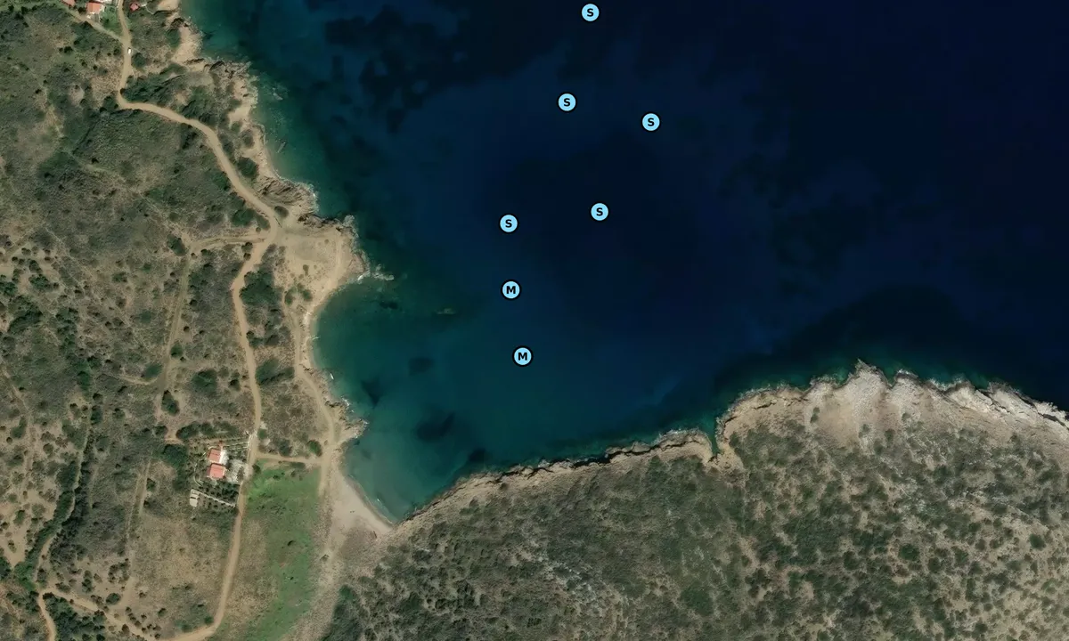 Satelite image of Cape Skyli North