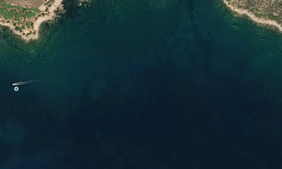 Satelite image of Capo Ferrato
