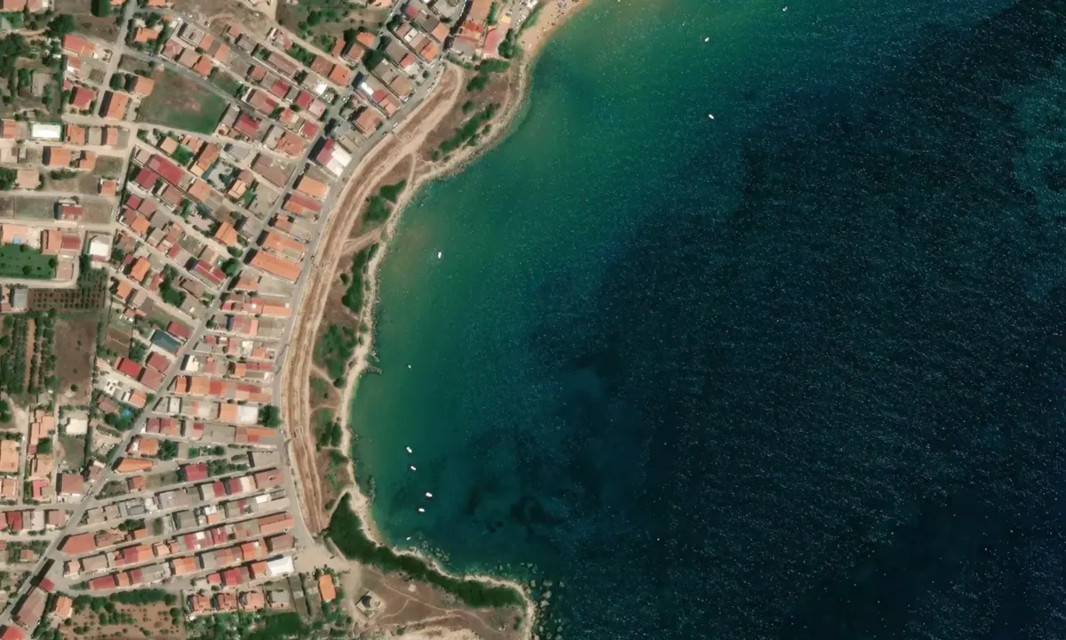 Flyfoto av Capo Rizzuto