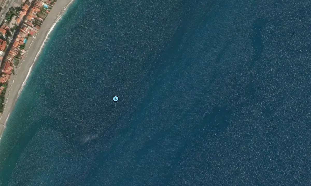 Satelite image of Capo Saletta