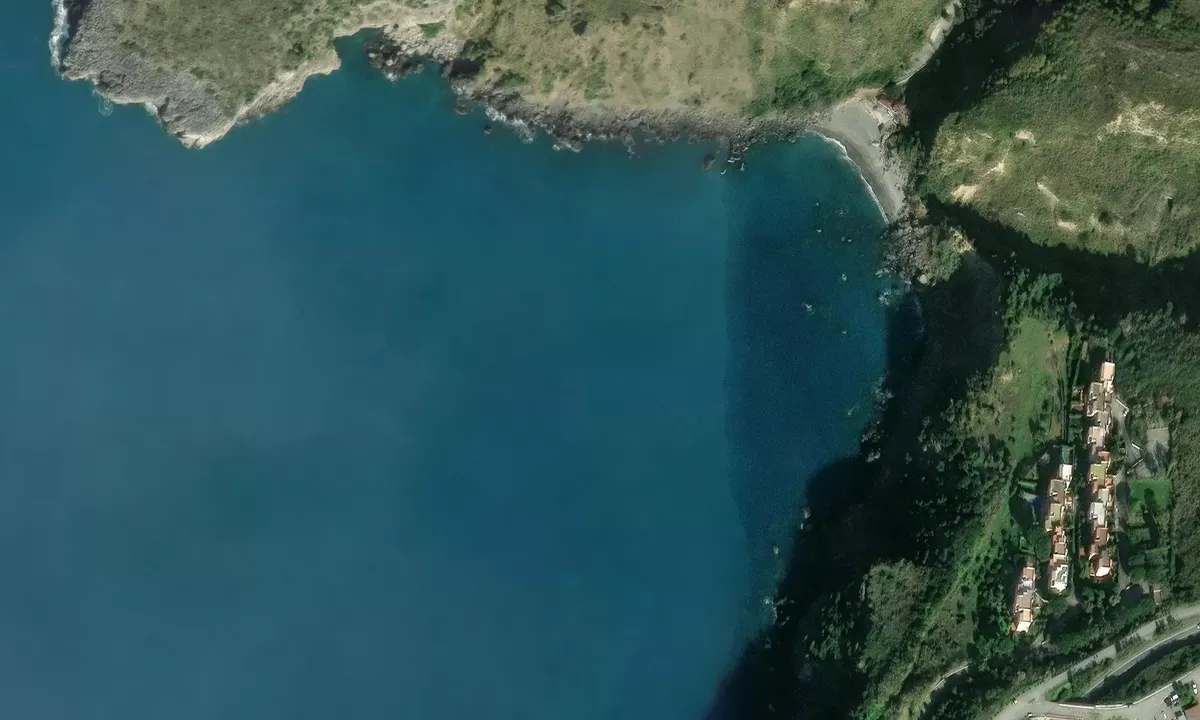 Satelite image of Capo Scalea