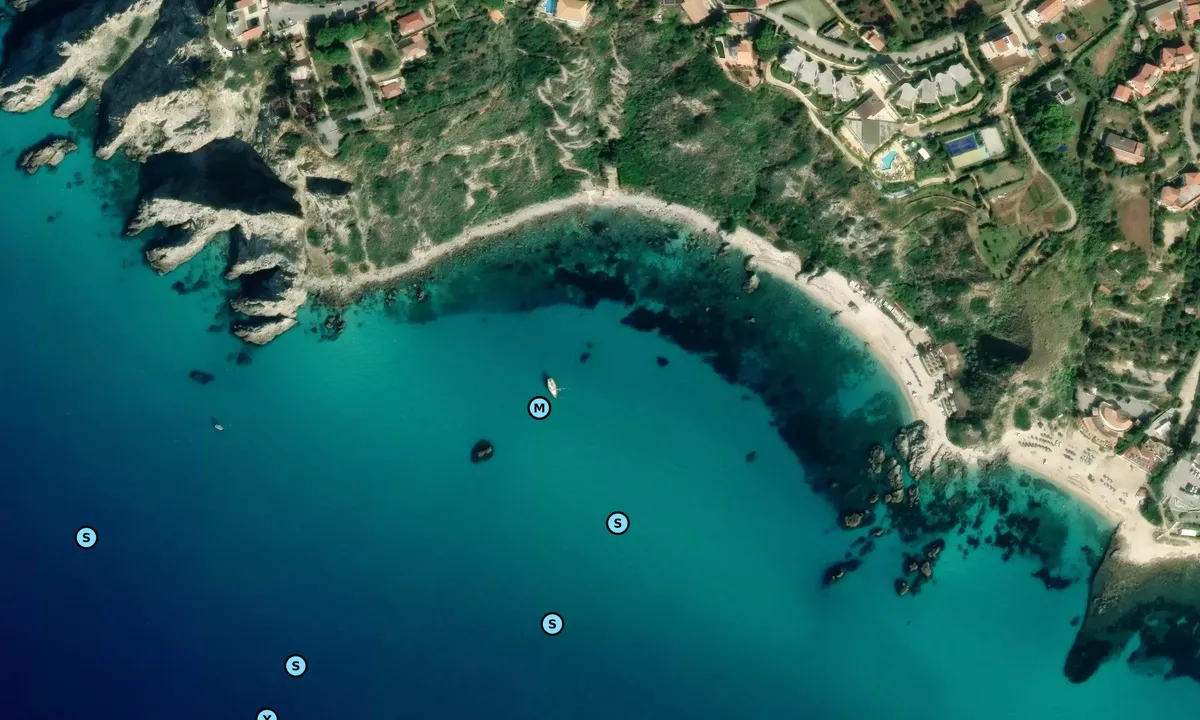 Satelite image of Capo Vaticano