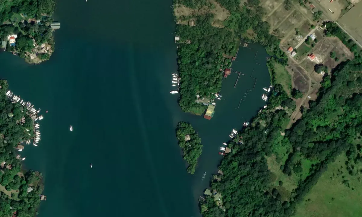 Satelite image of Captain John's Marina