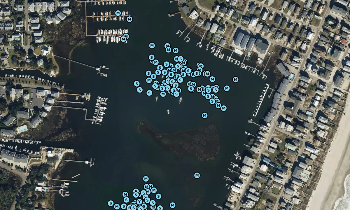 Satelite image of Carolina Beach - 2