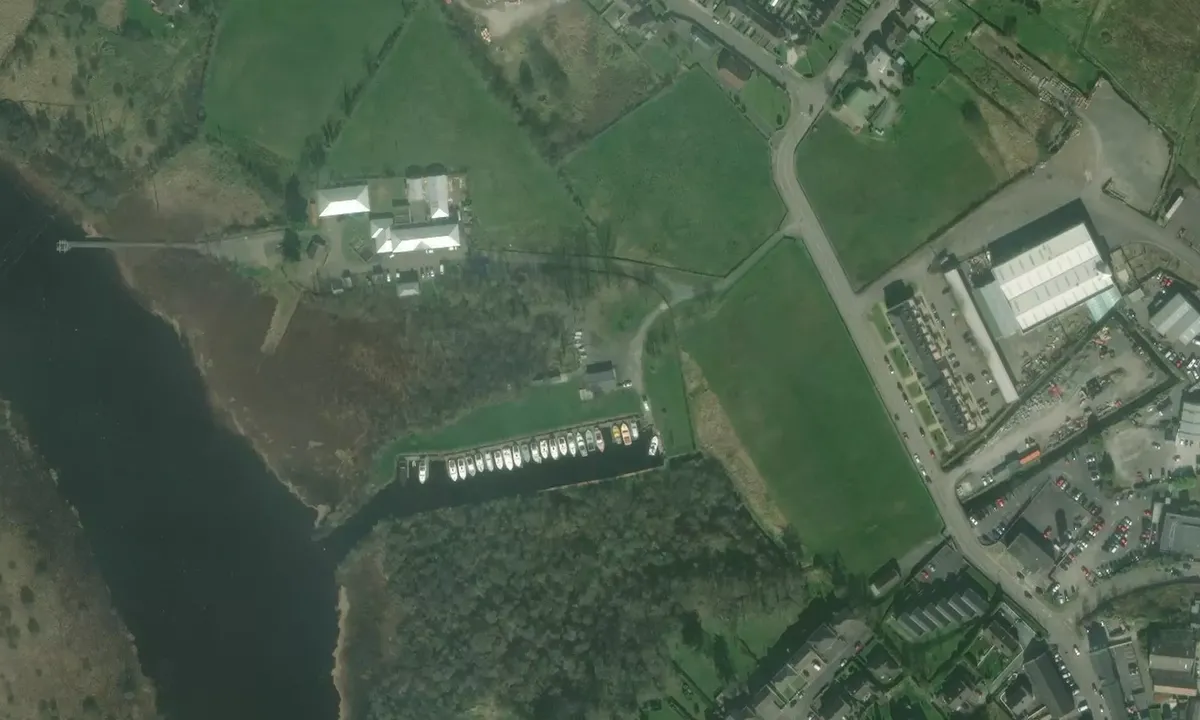 Satelite image of Carrick-on-Shannon Boat Club
