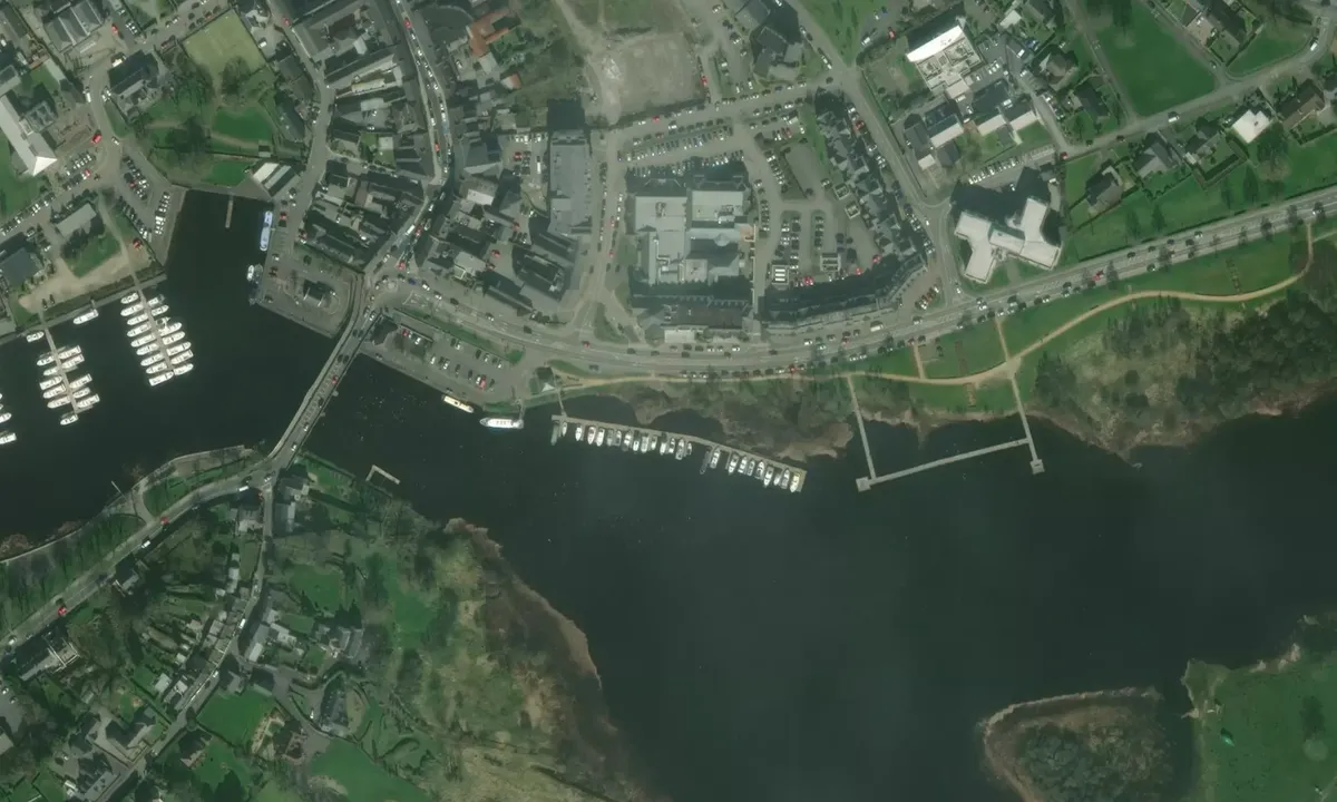 Flyfoto av Carrick-on-Shannon (Public)