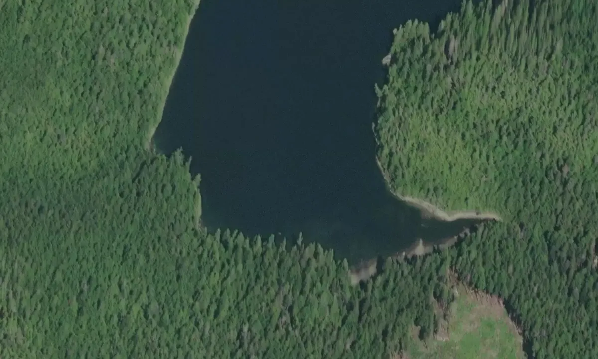 Satelite image of Cartwright Bay