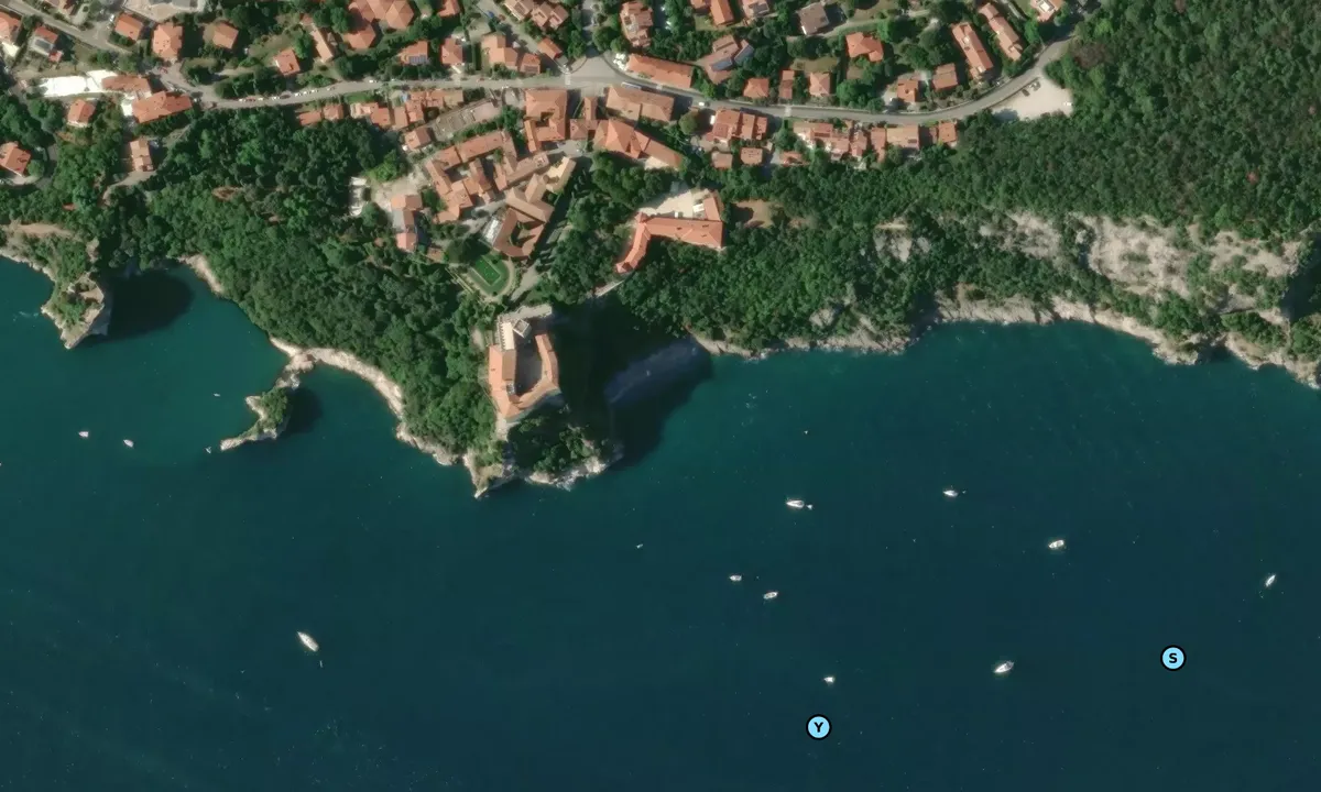 Satelite image of Castello di Duino